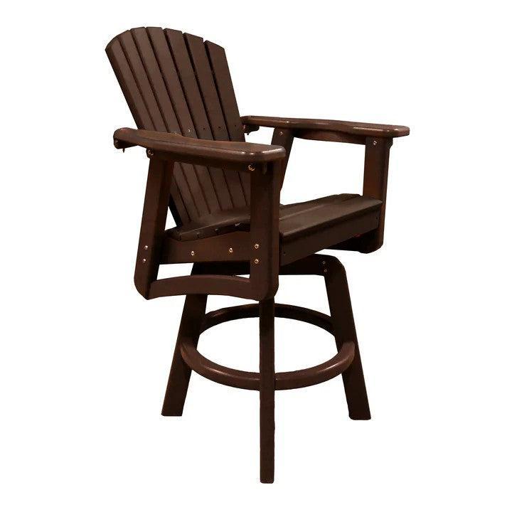 Perfect Choice Recycled Plastic Classic Swivel Bar Height Arm Chair (BAR HEIGHT) - LEAD TIME TO SHIP 4 WEEKS OR LESS