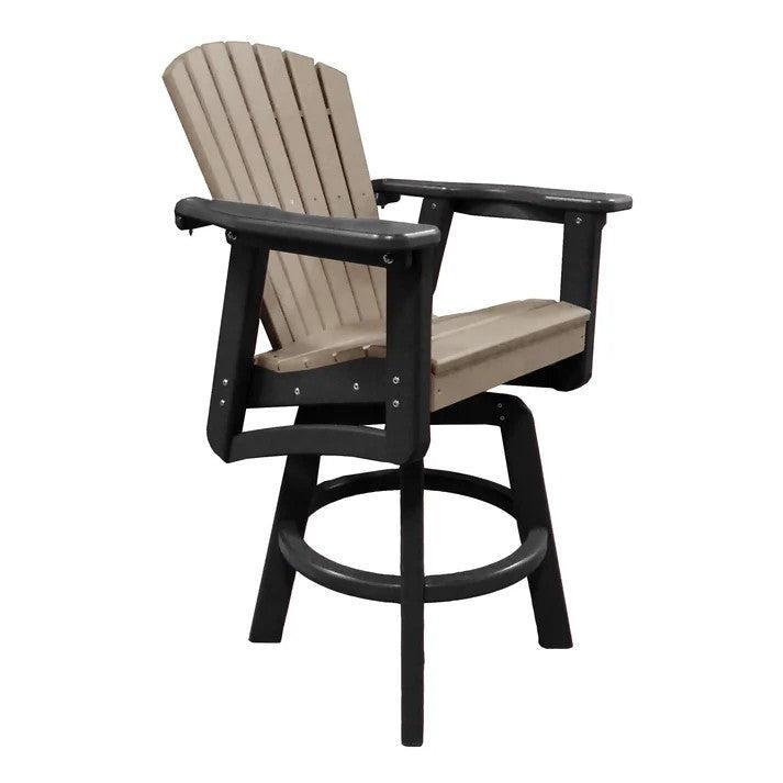 Perfect Choice Recycled Plastic Classic Swivel Bar Height Arm Chair (BAR HEIGHT) - LEAD TIME TO SHIP 4 WEEKS OR LESS