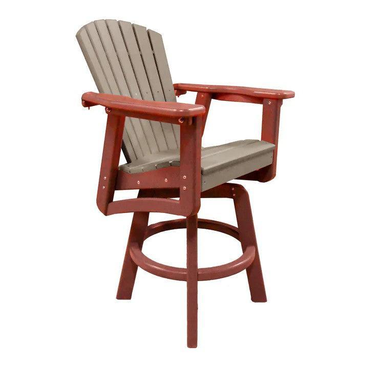 Perfect Choice Recycled Plastic Classic Swivel Bar Height Arm Chair (BAR HEIGHT) - LEAD TIME TO SHIP 4 WEEKS OR LESS