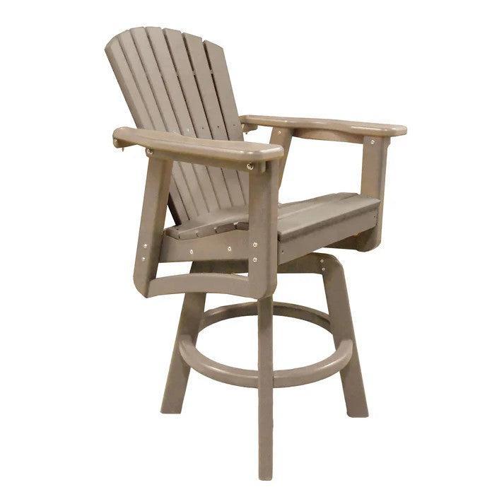 Perfect Choice Recycled Plastic Classic Swivel Bar Height Arm Chair (BAR HEIGHT) - LEAD TIME TO SHIP 4 WEEKS OR LESS