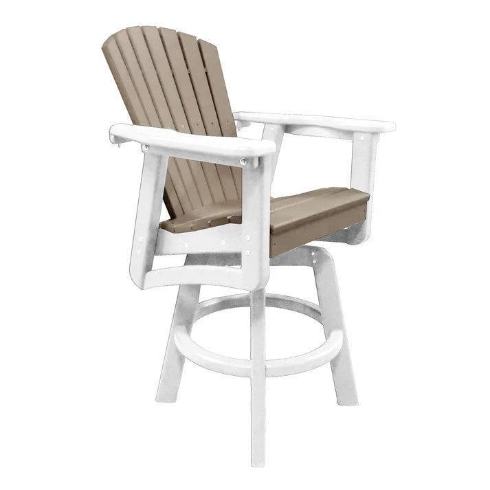 Perfect Choice Recycled Plastic Classic Swivel Bar Height Arm Chair (BAR HEIGHT) - LEAD TIME TO SHIP 4 WEEKS OR LESS
