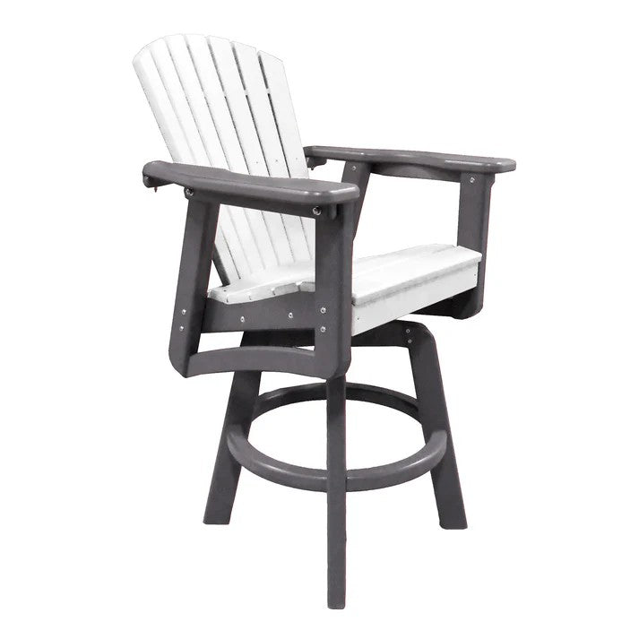Perfect Choice Recycled Plastic Classic Swivel Bar Height Arm Chair (BAR HEIGHT) - LEAD TIME TO SHIP 4 WEEKS OR LESS