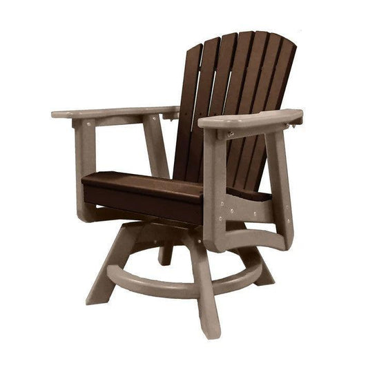 Perfect Choice Recycled Plastic Classic Swivel Dining Arm Chair (DINING HEIGHT) - LEAD TIME TO SHIP 4 WEEKS OR LESS