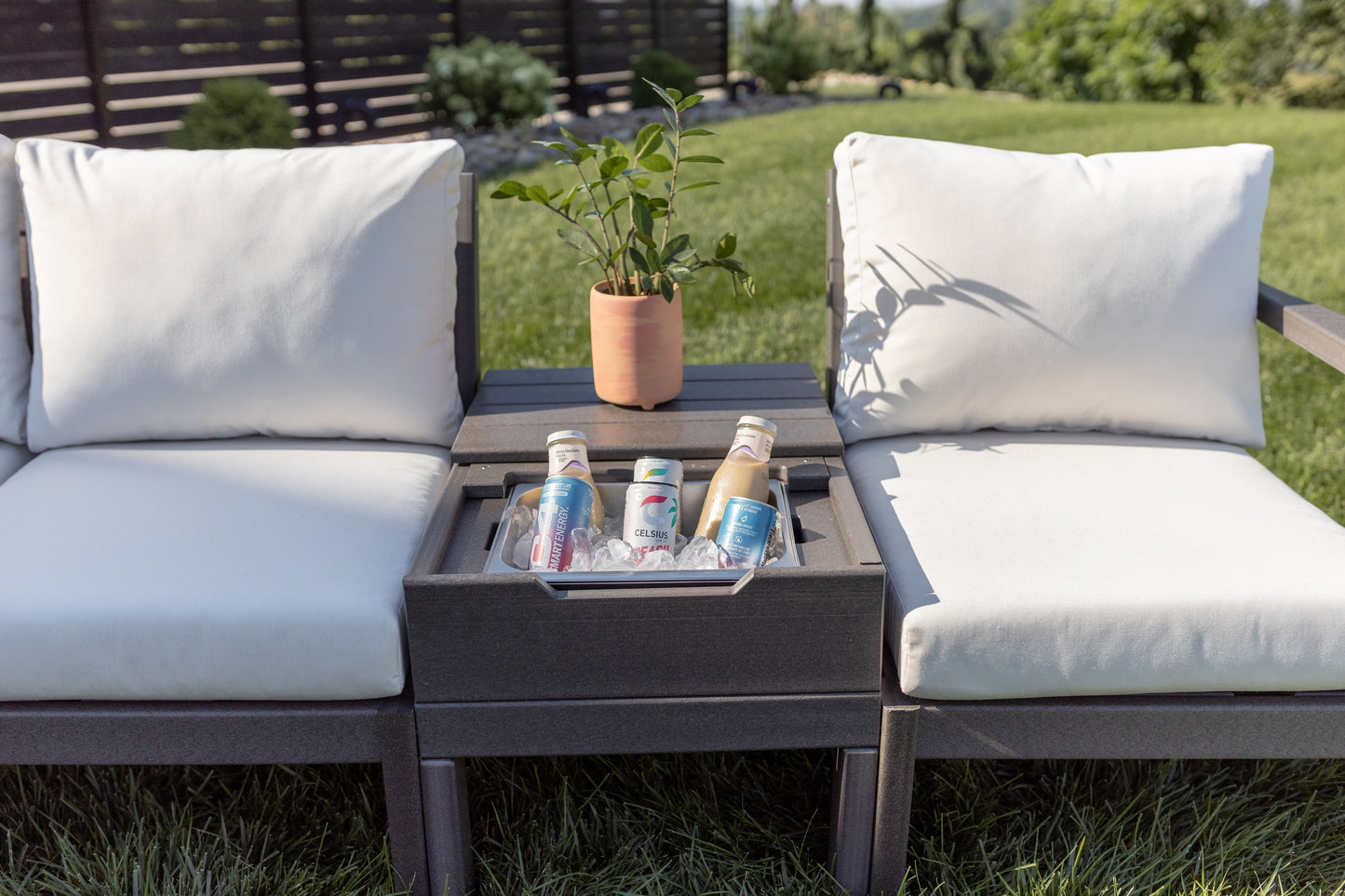 Polybird P107 Breeze Deep Seat Storage/Ice Table - LEAD TIME TO SHIP 5 BUSINESS DAYS OR LESS