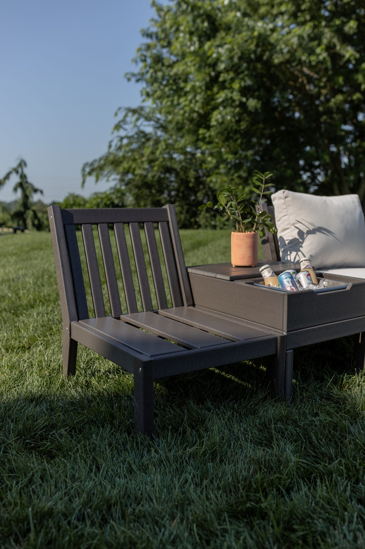 Polybird P103 Breeze Deep Seat Sectional Piece Center Chair - LEAD TIME TO SHIP 5 BUSINESS DAYS OR LESS