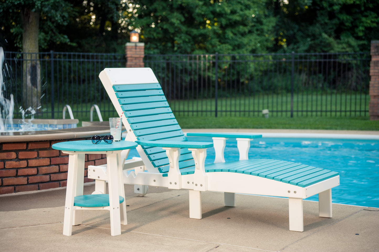 LuxCraft Recycled Plastic Lounge Chair  - LEAD TIME TO SHIP 7 BUSINESS DAYS OR LESS