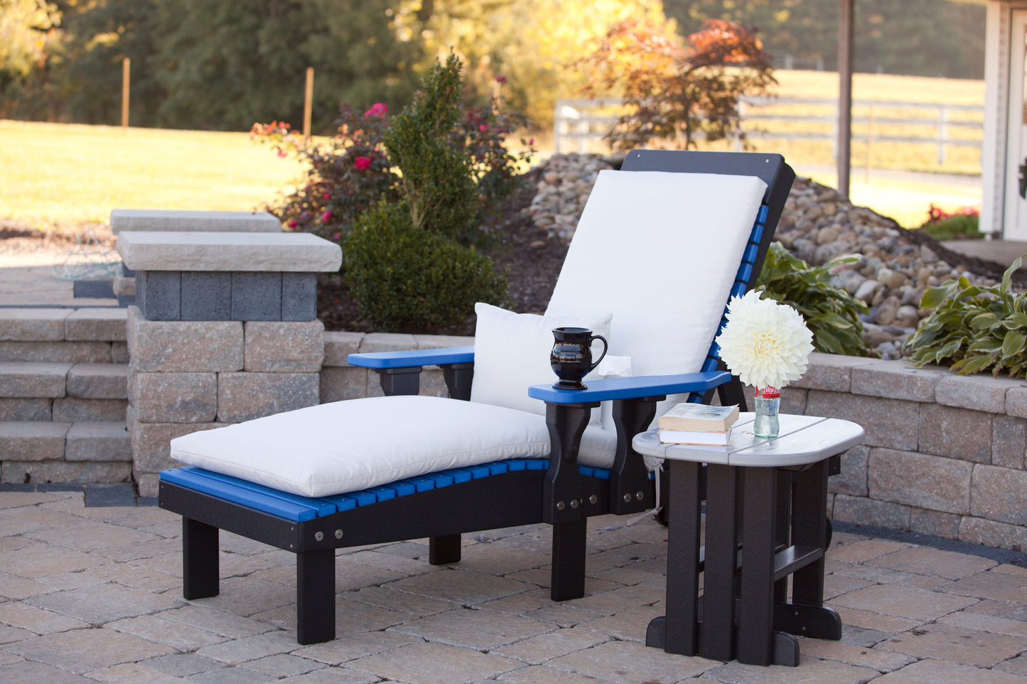 LuxCraft Recycled Plastic Lounge Chair  - LEAD TIME TO SHIP 7 BUSINESS DAYS OR LESS