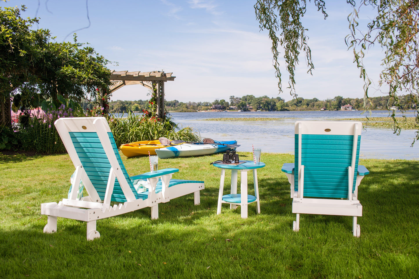 LuxCraft Recycled Plastic Lounge Chair  - LEAD TIME TO SHIP 7 BUSINESS DAYS OR LESS