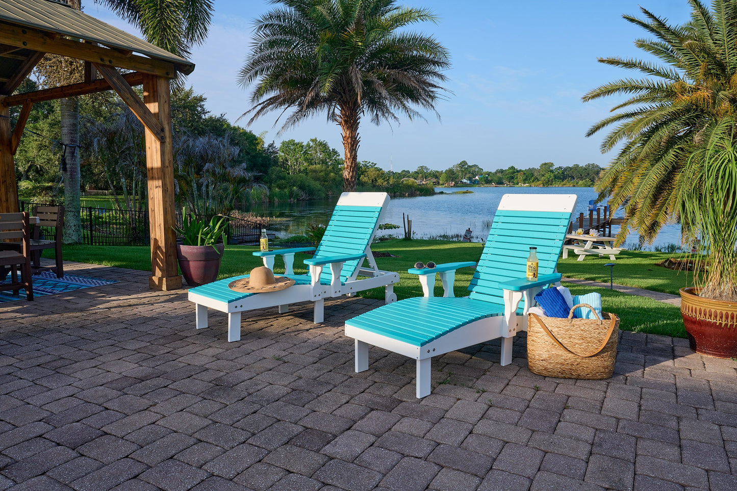 LuxCraft Recycled Plastic Lounge Chair  - LEAD TIME TO SHIP 7 BUSINESS DAYS OR LESS
