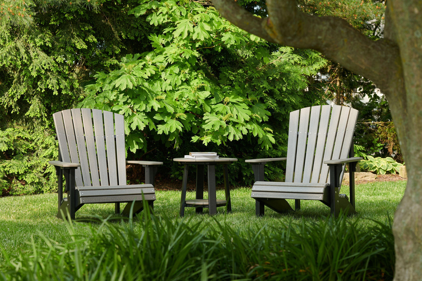 LuxCraft Recycled Plastic Deluxe Adirondack Chair  - LEAD TIME TO SHIP 7 BUSINESS DAYS OR LESS