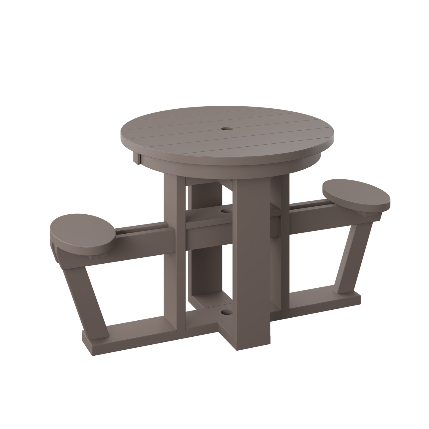 Polybird P860 Roundabout 2 Seat Picnic Table  - LEAD TIME TO SHIP 3 WEEKS  OR LESS