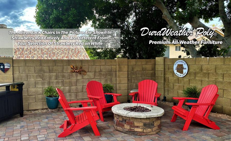 Patio Surplus® Recycled Plastic King Size Folding Adirondack Chair (LIFETIME WARRANTY) - LEAD TIME TO SHIP 2 TO 3 BUSINESS DAYS