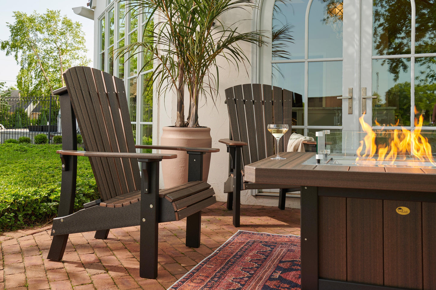 LuxCraft Recycled Plastic Royal Adirondack Chair with Elevated Seat Height  - LEAD TIME TO SHIP 7 BUSINESS DAYS OR LESS