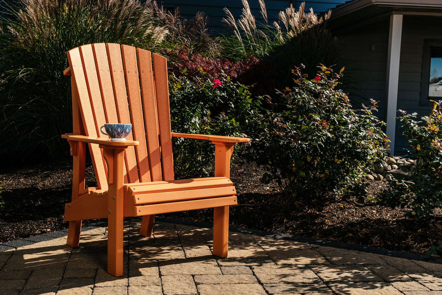 LuxCraft Recycled Plastic Senior Height Royal Adirondack Chair  - LEAD TIME TO SHIP 7 BUSINESS DAYS OR LESS