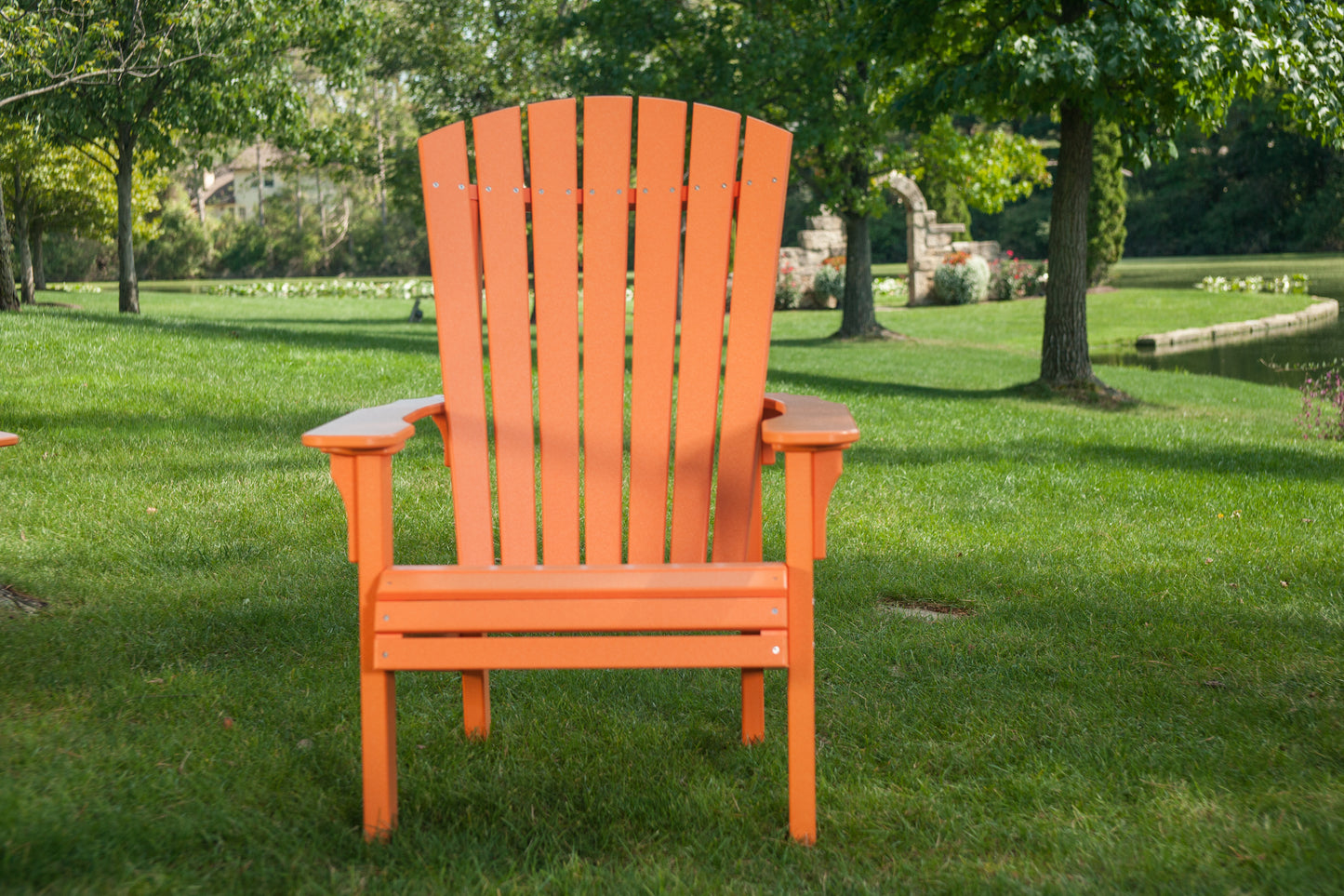 LuxCraft Recycled Plastic Royal Adirondack Chair with Elevated Seat Height  - LEAD TIME TO SHIP 7 BUSINESS DAYS OR LESS