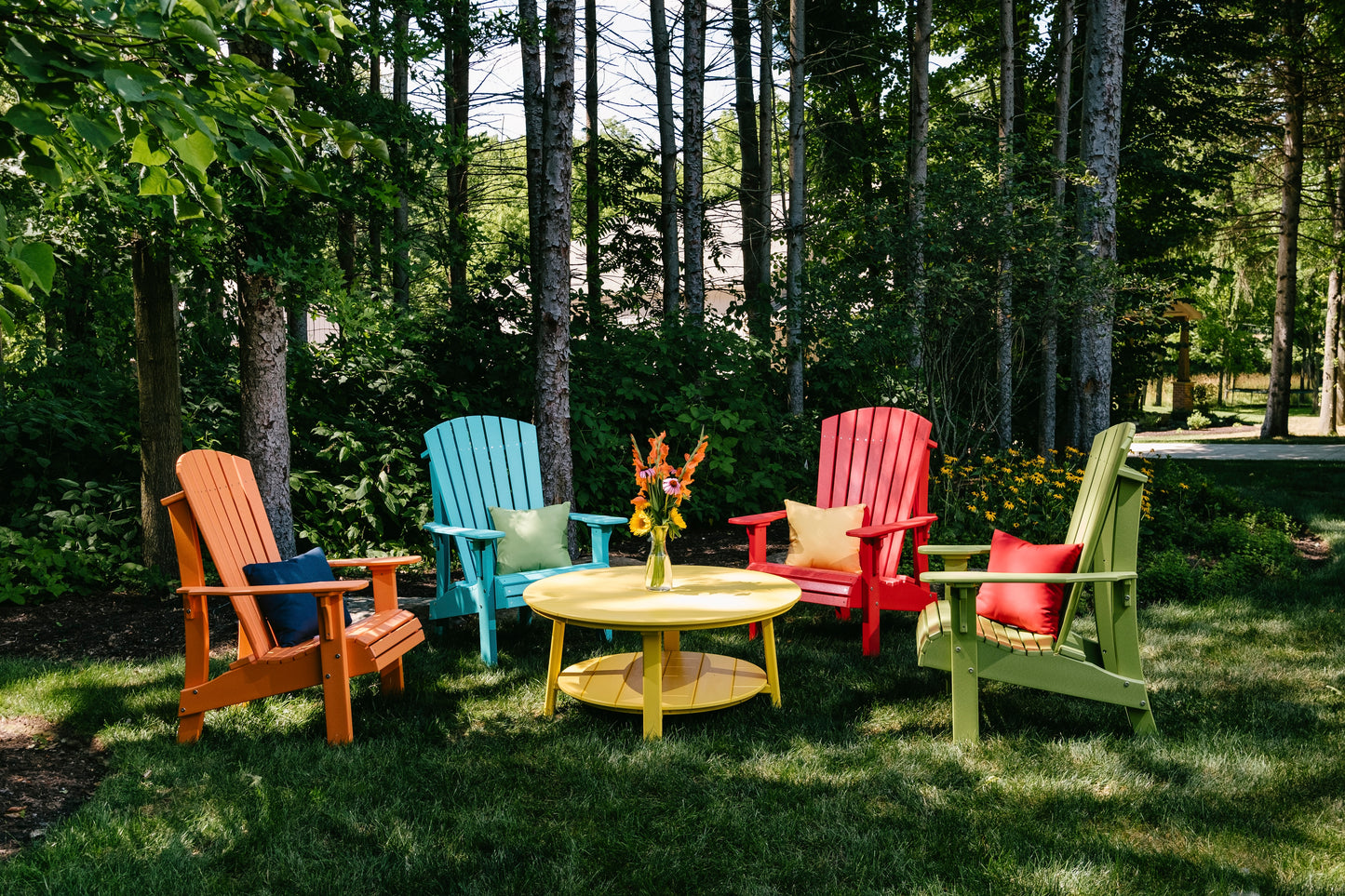 LuxCraft Recycled Plastic Royal Adirondack Chair with Elevated Seat Height  - LEAD TIME TO SHIP 7 BUSINESS DAYS OR LESS