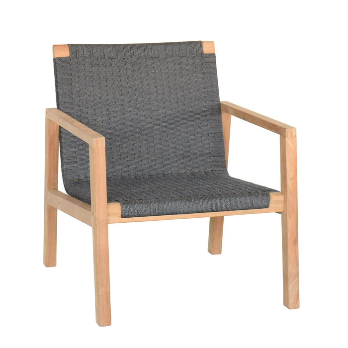 royal teak collection admiral dining chair charcoal