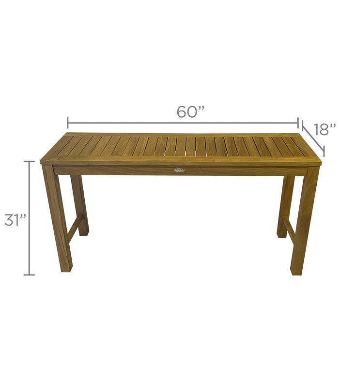 Royal Teak Collection Console Table - SHIPS WITHIN 1 TO 2 BUSINESS DAYS