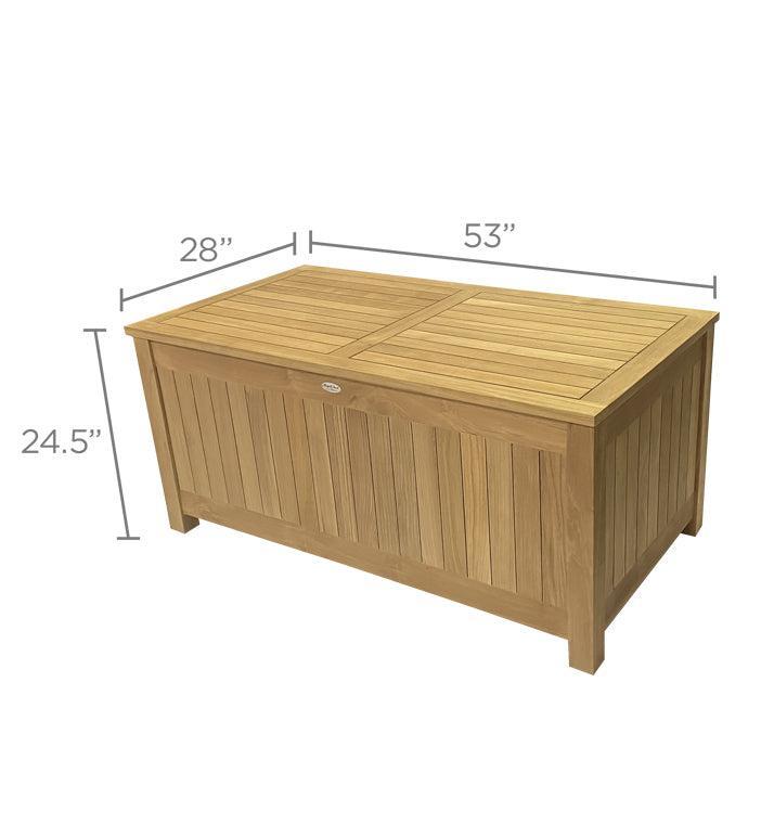 Royal Teak Collection Outdoor XL Storage Box - SHIPS WITHIN 1 TO 2 BUSINESS DAYS