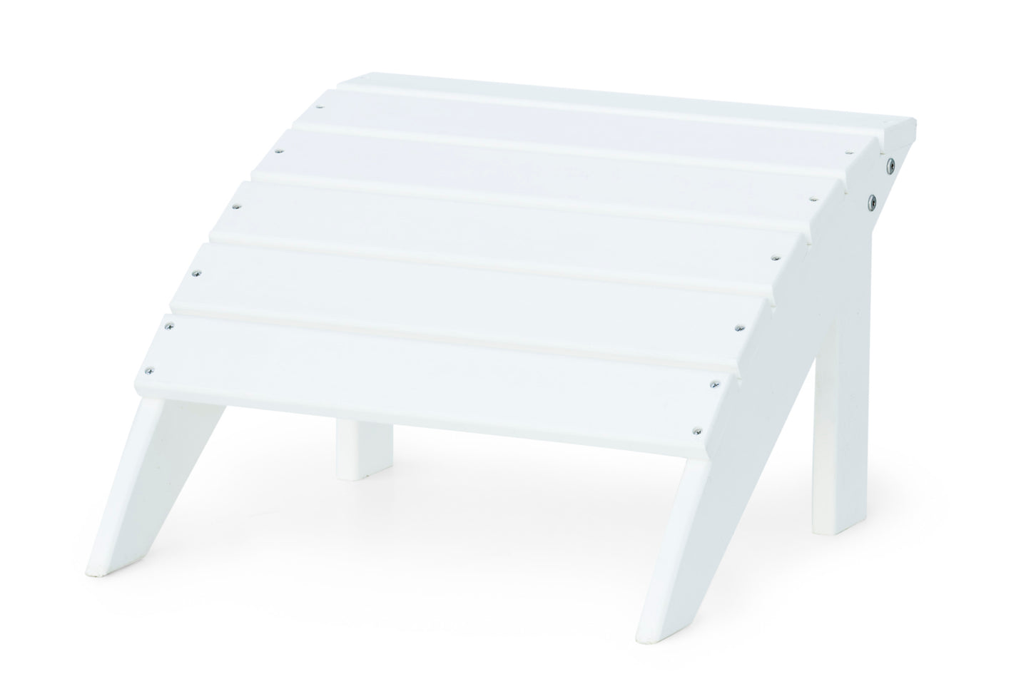 Seaside Casual Recycled Plastic Coastline Harbor View Foot Stool - LEAD TIME TO SHIP 2 TO 4 WEEKS