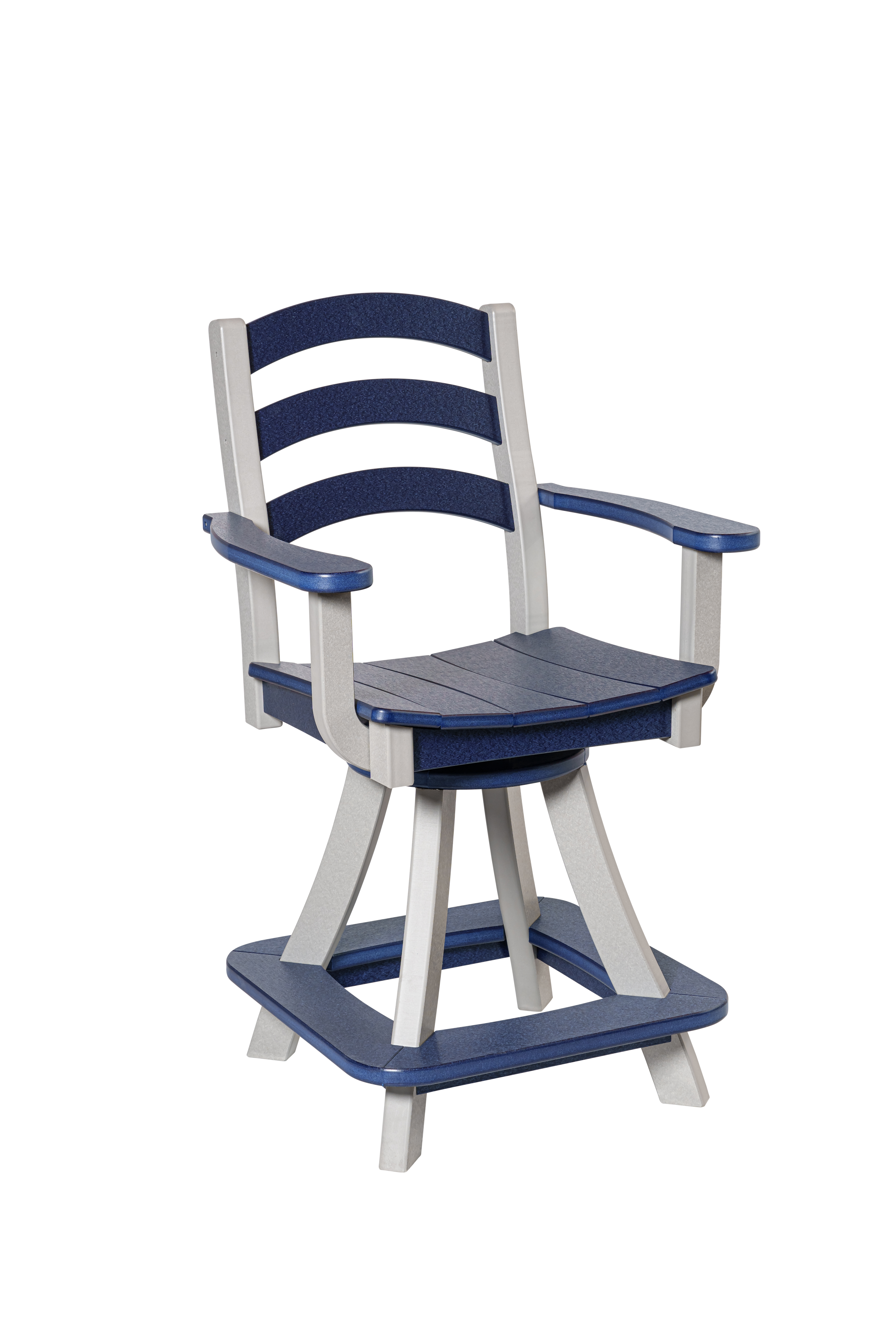 Beaver Dam Outdoor Seabreak Counter Swivel Chair w/ Arms – Rocking ...