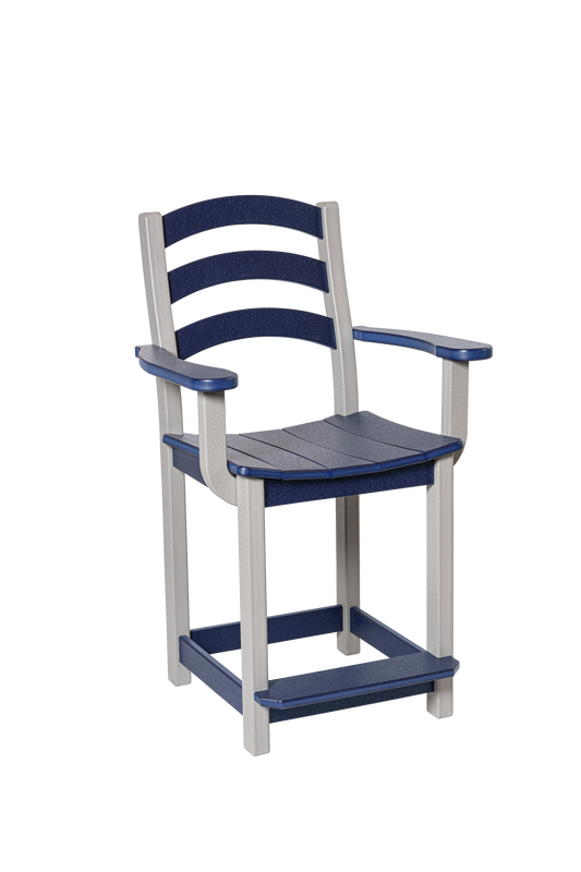 Beaver Dam Outdoor Seabreak Counter Chair w/ Arms - LEAD TIME TO SHIP 6 WEEKS OR LESS