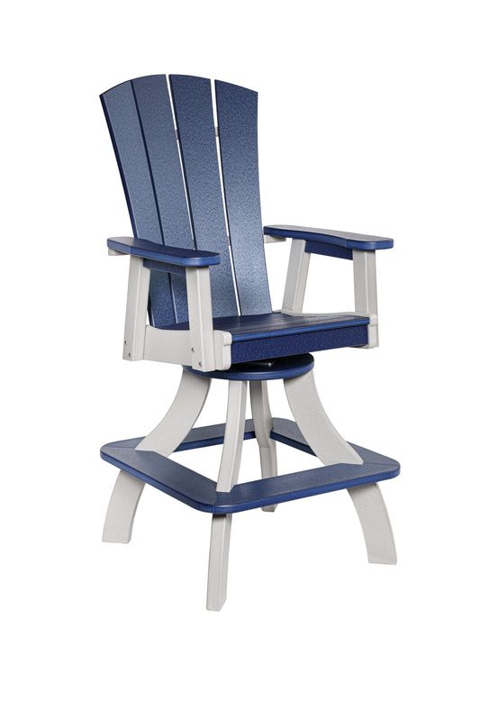Beaver Dam Woodworks Serenity Swivel Bar Chair (BAR HEIGHT) - LEAD TIME TO SHIP 4 WEEKS OR LESS