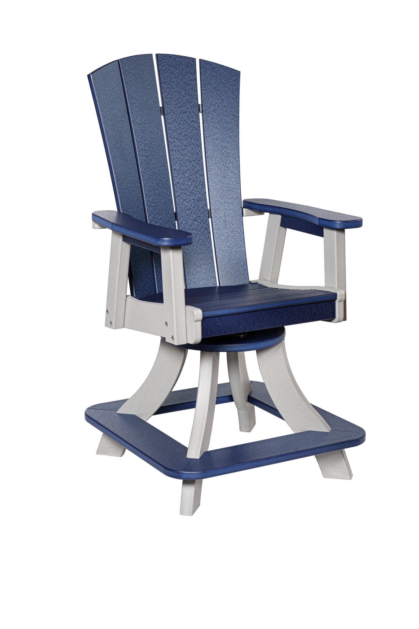 Beaver Dam Outdoor 43" Serenity Round Counter Table Swivel Chair Dining Set (COUNTER HEIGHT)