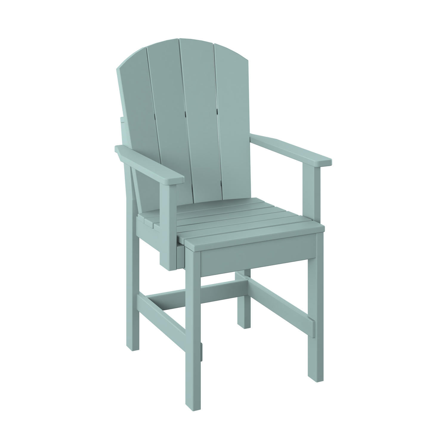 Polybird P8-R Fanback Dining Chair (DINING HEIGHT) - LEAD TIME TO SHIP 5 BUSINESS DAYS OR LESS