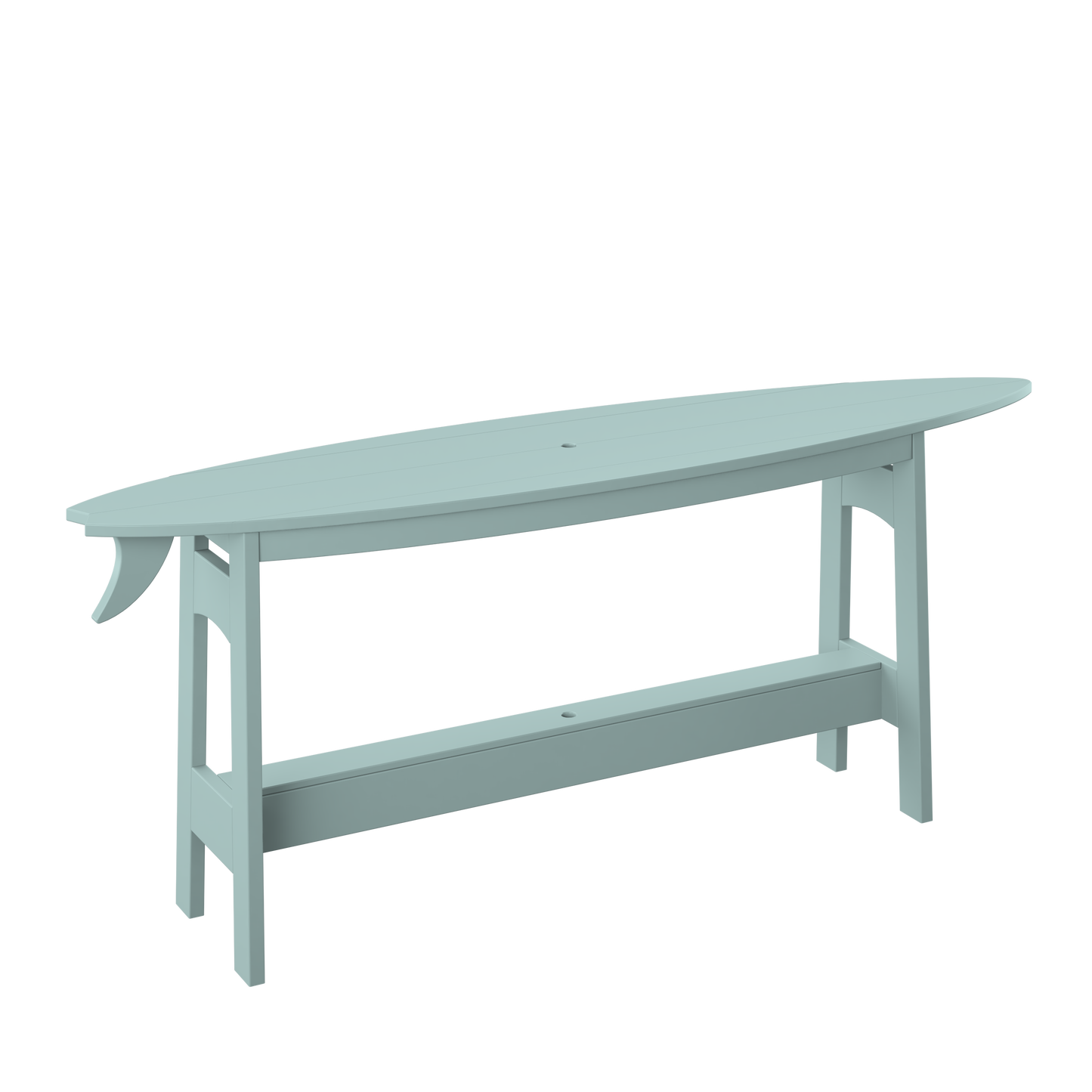 Polybird P88-R Surfboard 72" Dining Table (DINING HEIGHT) - LEAD TIME TO SHIP 5 BUSINESS DAYS OR LESS