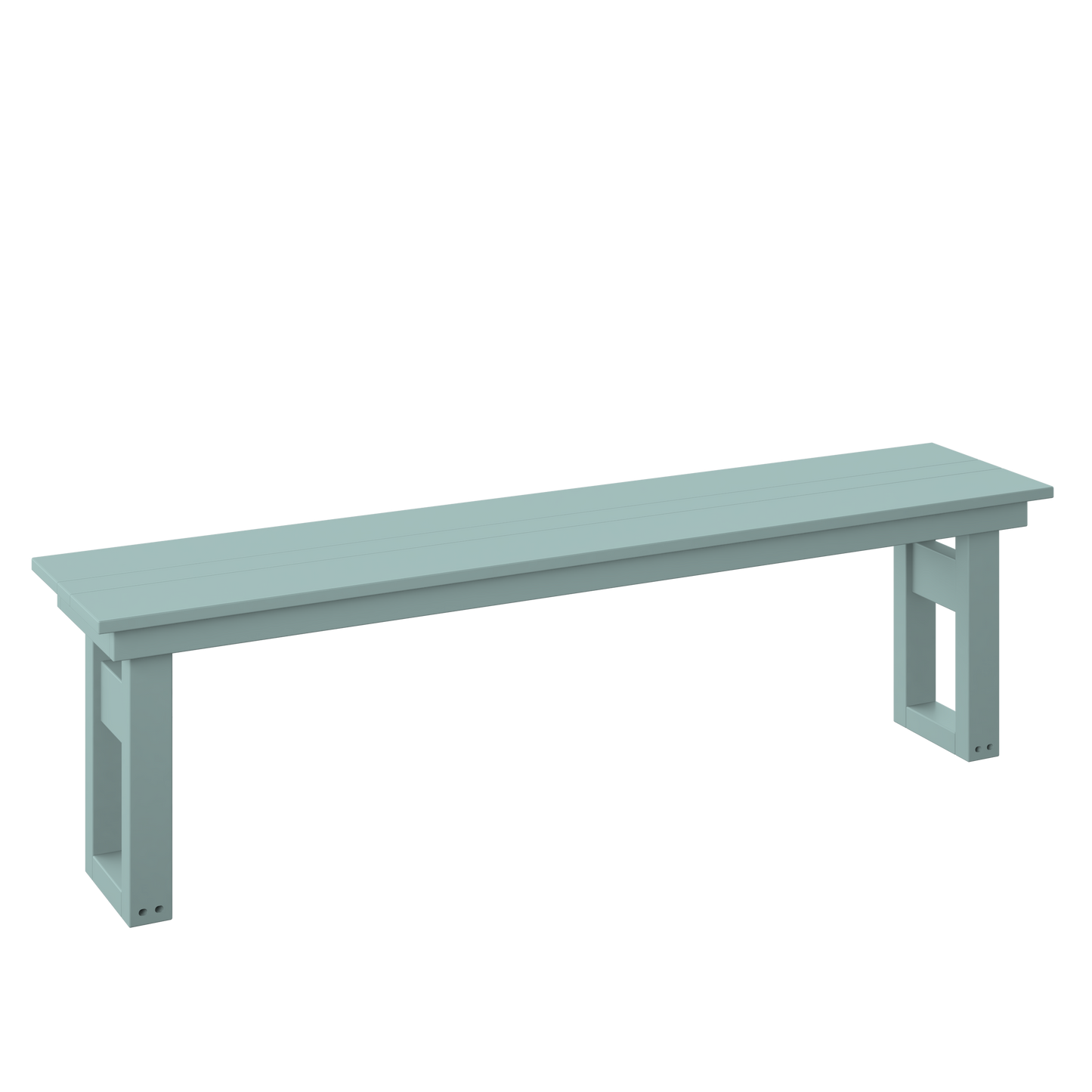Polybird P130-R Modern 64" Dining Bench (DINING HEIGHT) - LEAD TIME TO SHIP 7 BUSINESS DAYS OR LESS