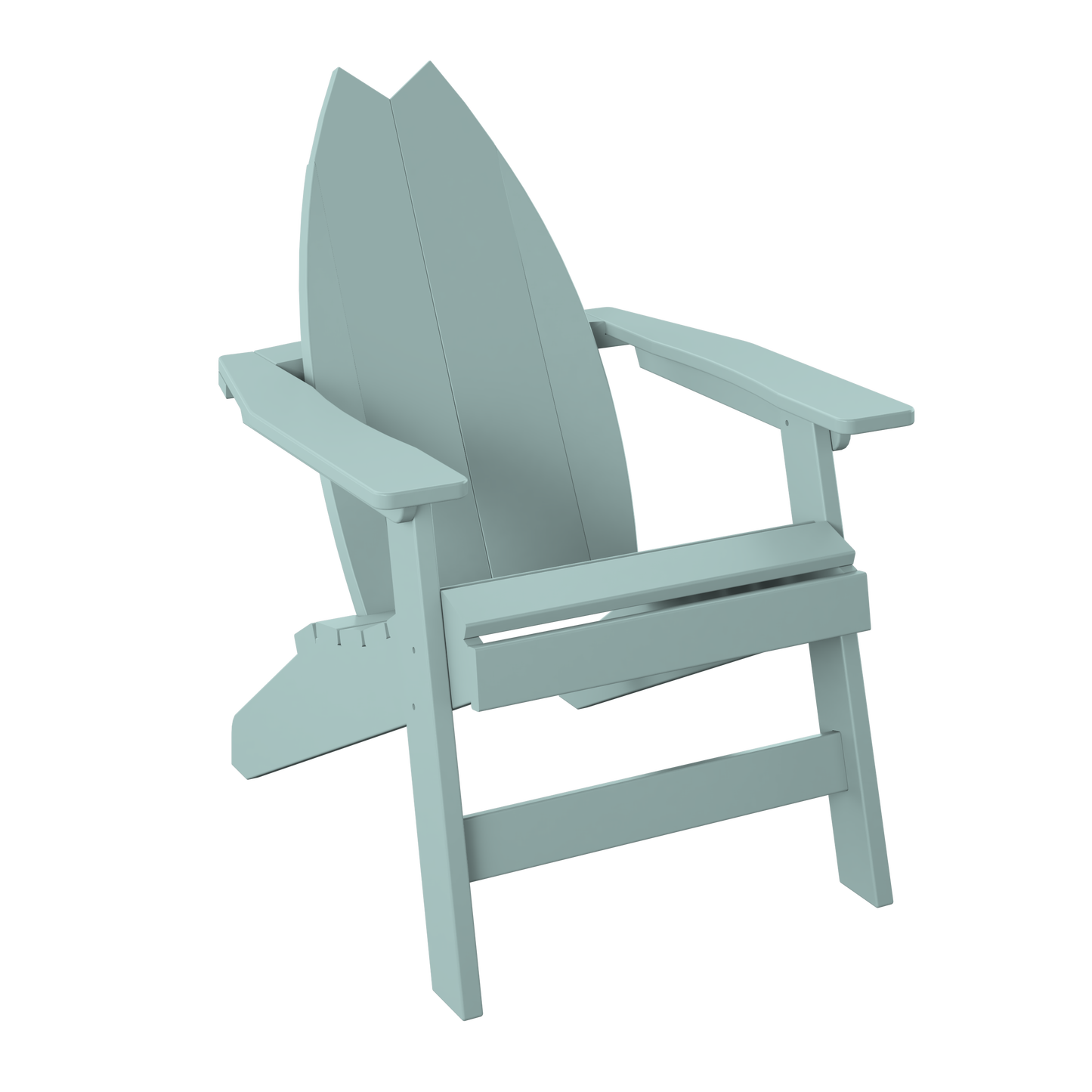 Polybird P80 Surfboard-Tail Adirondack Chair - LEAD TIME TO SHIP 5 BUSINESS DAYS OR LESS