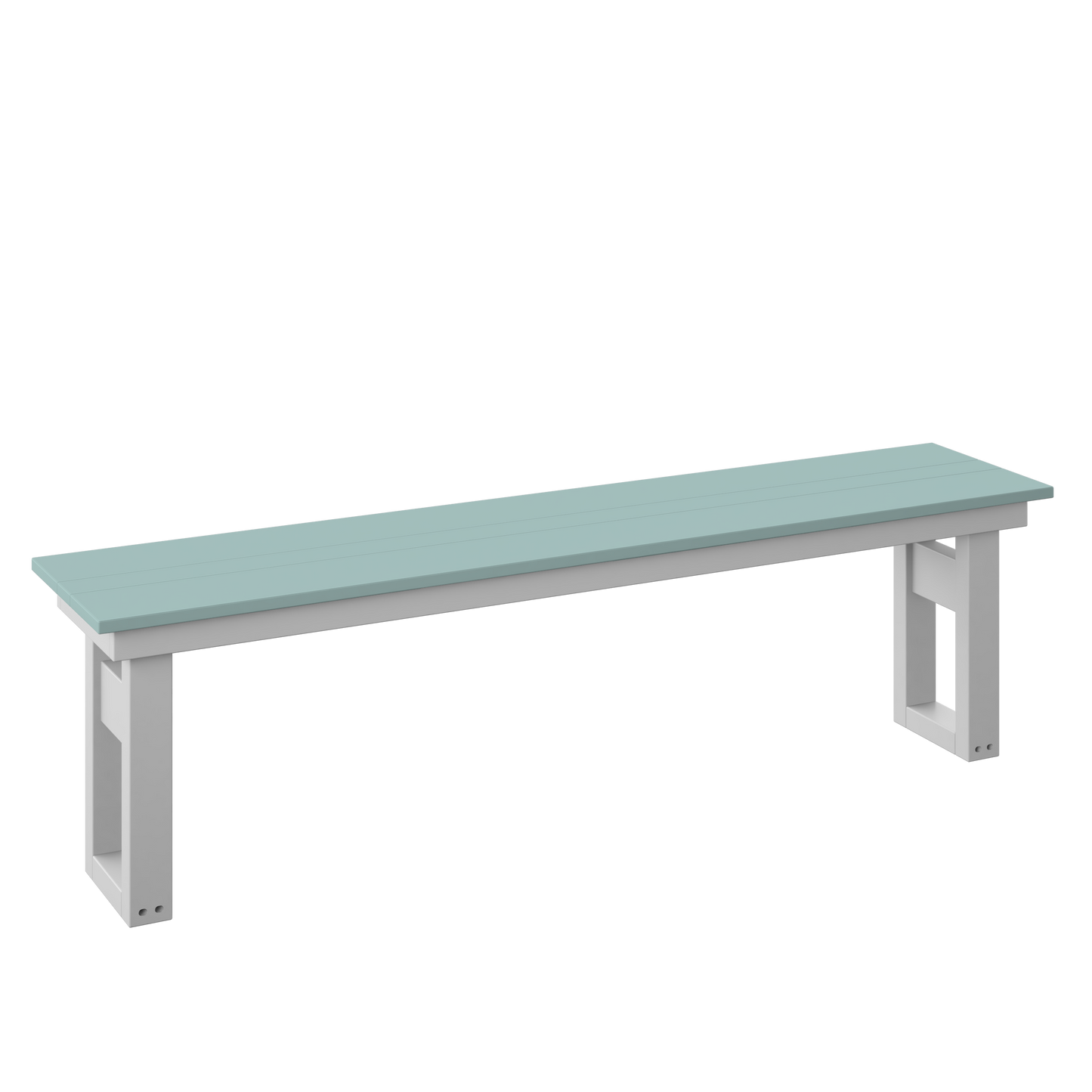Polybird P130-R Modern 64" Dining Bench (DINING HEIGHT) - LEAD TIME TO SHIP 7 BUSINESS DAYS OR LESS