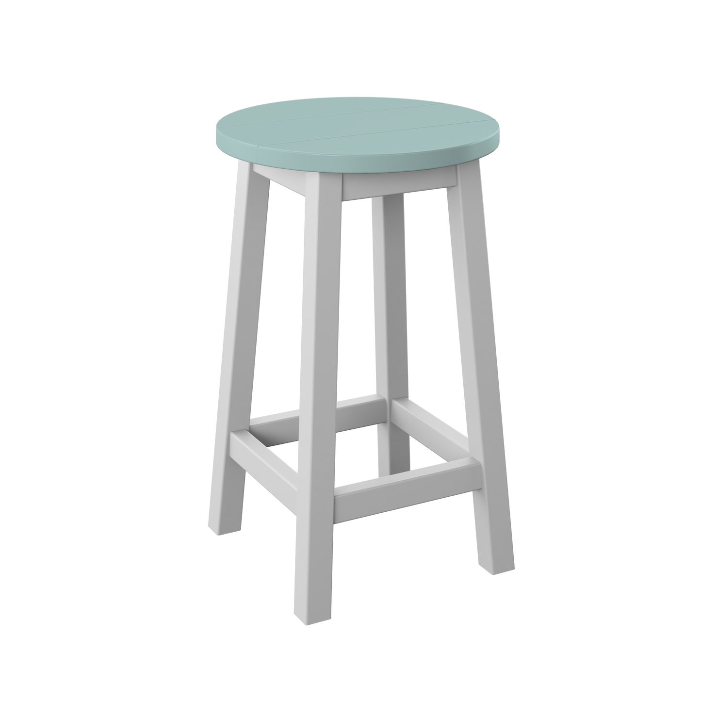 Polybird P94-C Round Bar Stool (COUNTER HEIGHT) - LEAD TIME TO SHIP 5 BUSINESS DAYS OR LESS