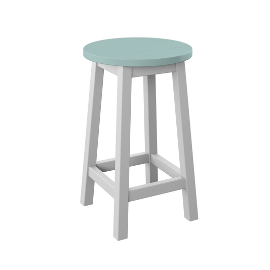 Polybird P94-C Round Bar Stool (COUNTER HEIGHT) - LEAD TIME TO SHIP 5 BUSINESS DAYS OR LESS