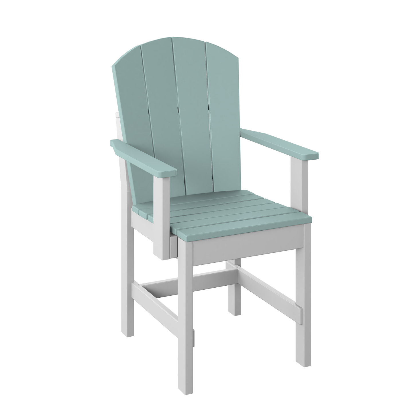 Polybird P8-R Fanback Dining Chair (DINING HEIGHT) - LEAD TIME TO SHIP 5 BUSINESS DAYS OR LESS