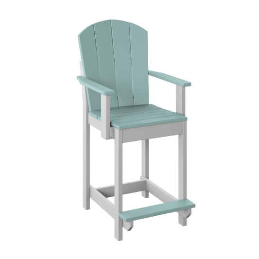 Polybird P8-C Fanback Counter Dining Chair (COUNTER HEIGHT) - LEAD TIME TO SHIP 5 BUSINESS DAYS OR LESS