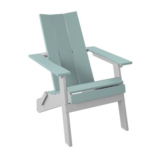 Polybird P61 Modern Folding Adirondack Chair - LEAD TIME TO SHIP 5 BUSINESS DAYS OR LESS