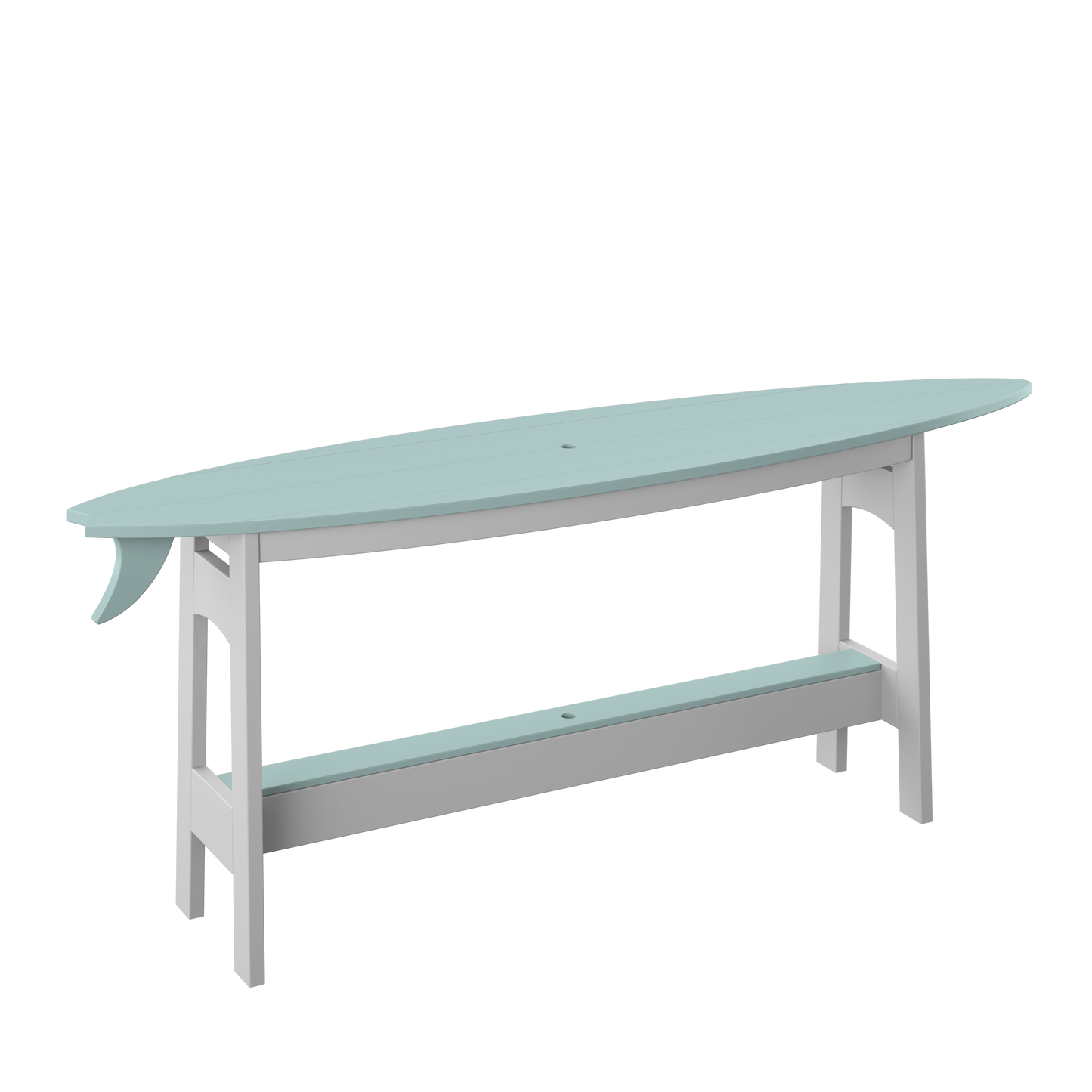 Polybird P88-R Surfboard 72" Dining Table (DINING HEIGHT) - LEAD TIME TO SHIP 5 BUSINESS DAYS OR LESS
