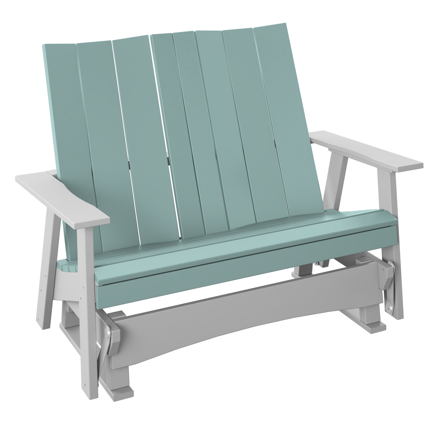 Polybird P63 Modern 4' Glider Bench - LEAD TIME TO SHIP 5 BUSINESS DAYS OR LESS