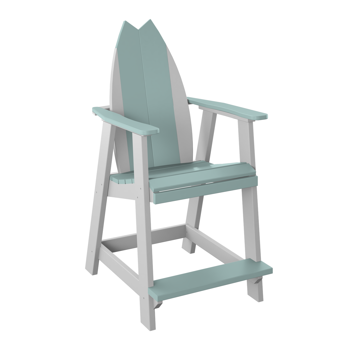 Polybird P82 Surfboard-Tail Balcony Chair (COUNTER HEIGHT) - LEAD TIME TO SHIP 5 BUSINESS DAYS OR LESS