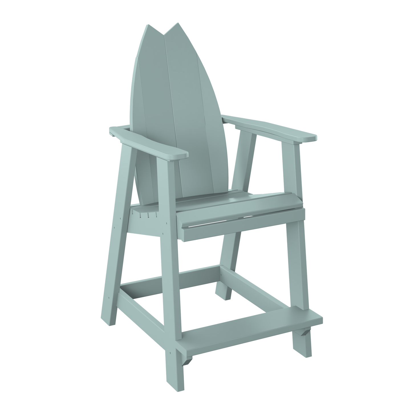 Polybird P82 Surfboard-Tail Balcony Chair (COUNTER HEIGHT) - LEAD TIME TO SHIP 5 BUSINESS DAYS OR LESS