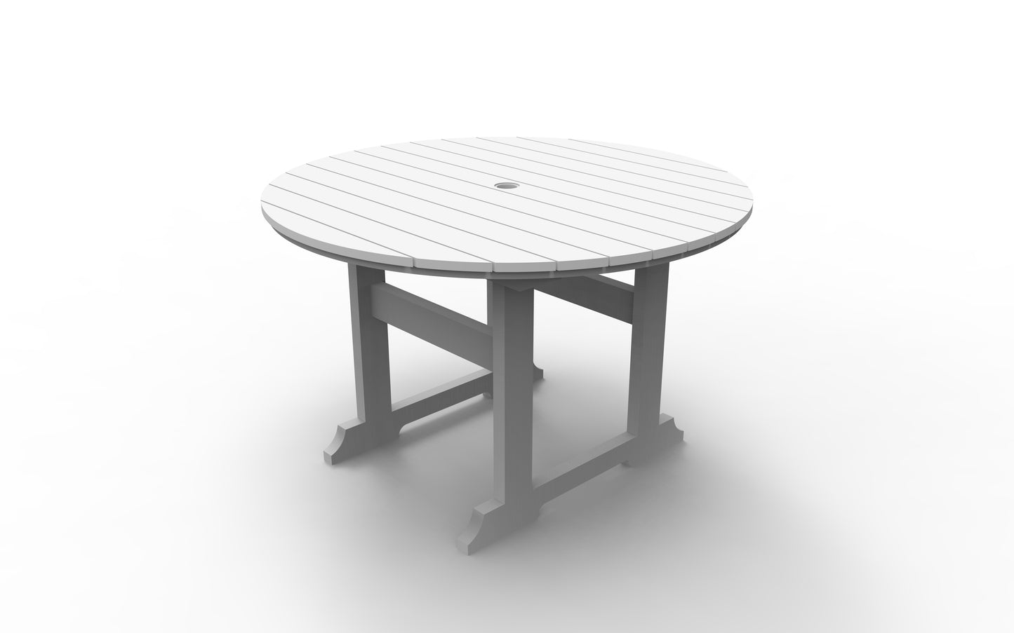 Seaside Casual Recycled Plastic Salem Dining Table 4' - LEAD TIME TO SHIP 2 TO 4 WEEKS
