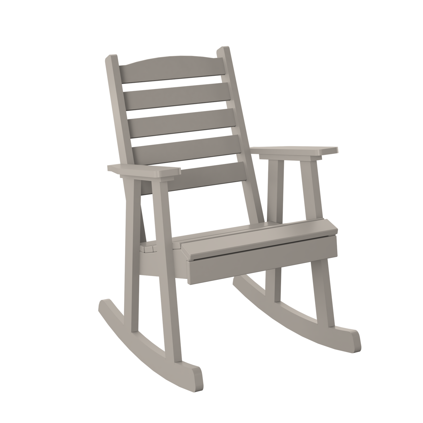 Polybird P77 Slat Back Rocking Chair - LEAD TIME TO SHIP 5 BUSINESS DAYS OR LESS
