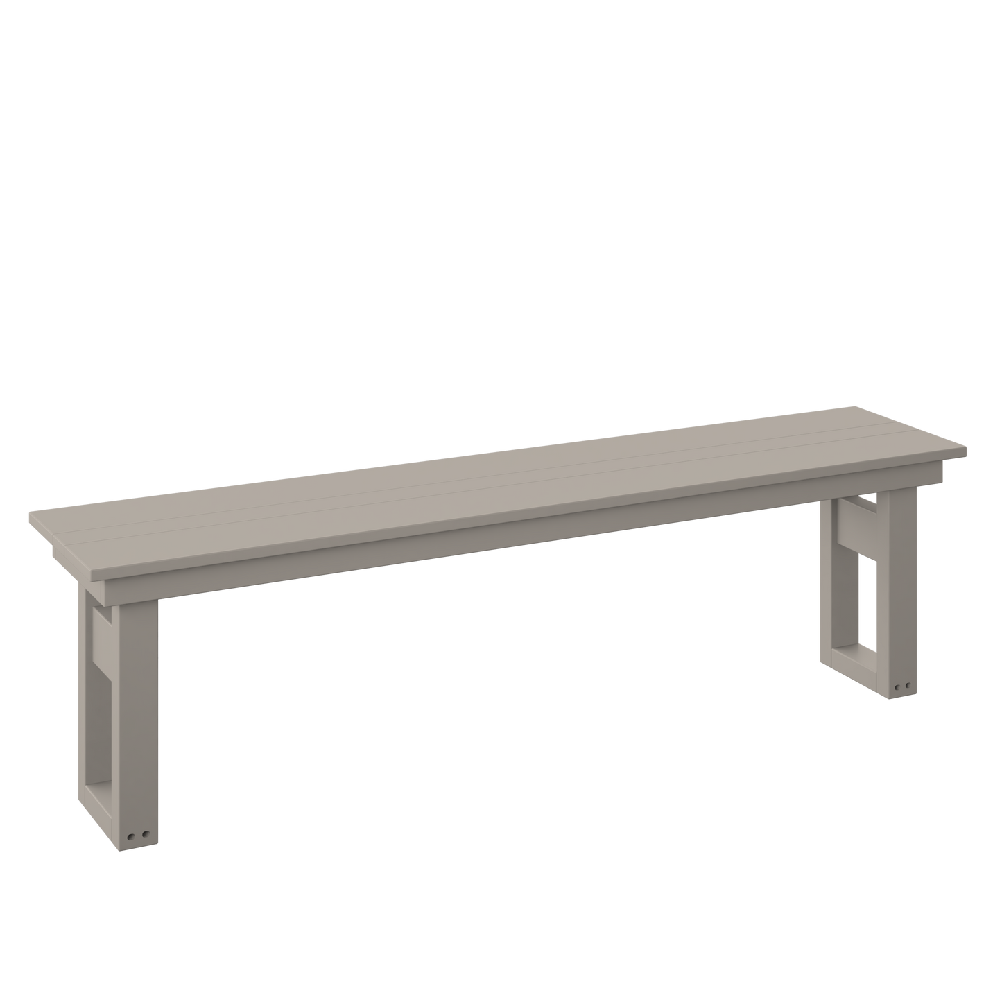 Polybird P130-R Modern 64" Dining Bench (DINING HEIGHT) - LEAD TIME TO SHIP 7 BUSINESS DAYS OR LESS