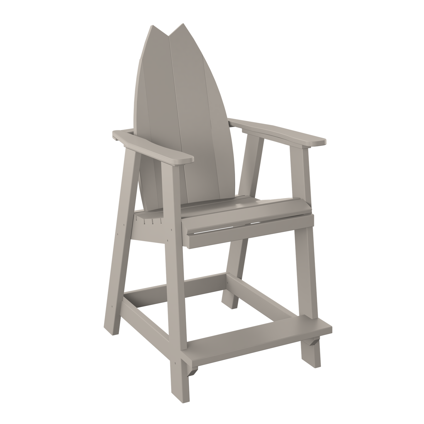 Polybird P82 Surfboard-Tail Balcony Chair (COUNTER HEIGHT) - LEAD TIME TO SHIP 5 BUSINESS DAYS OR LESS