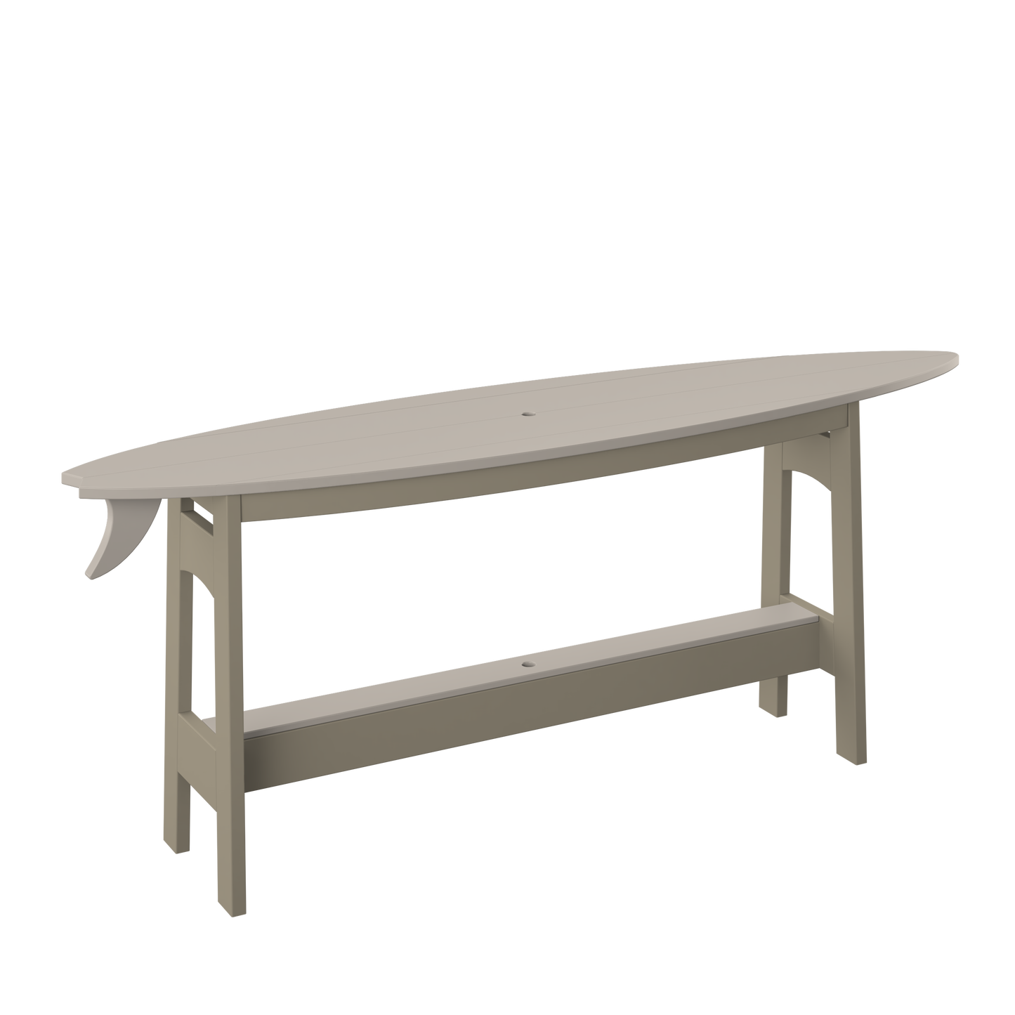 Polybird P88-R Surfboard 72" Dining Table (DINING HEIGHT) - LEAD TIME TO SHIP 5 BUSINESS DAYS OR LESS