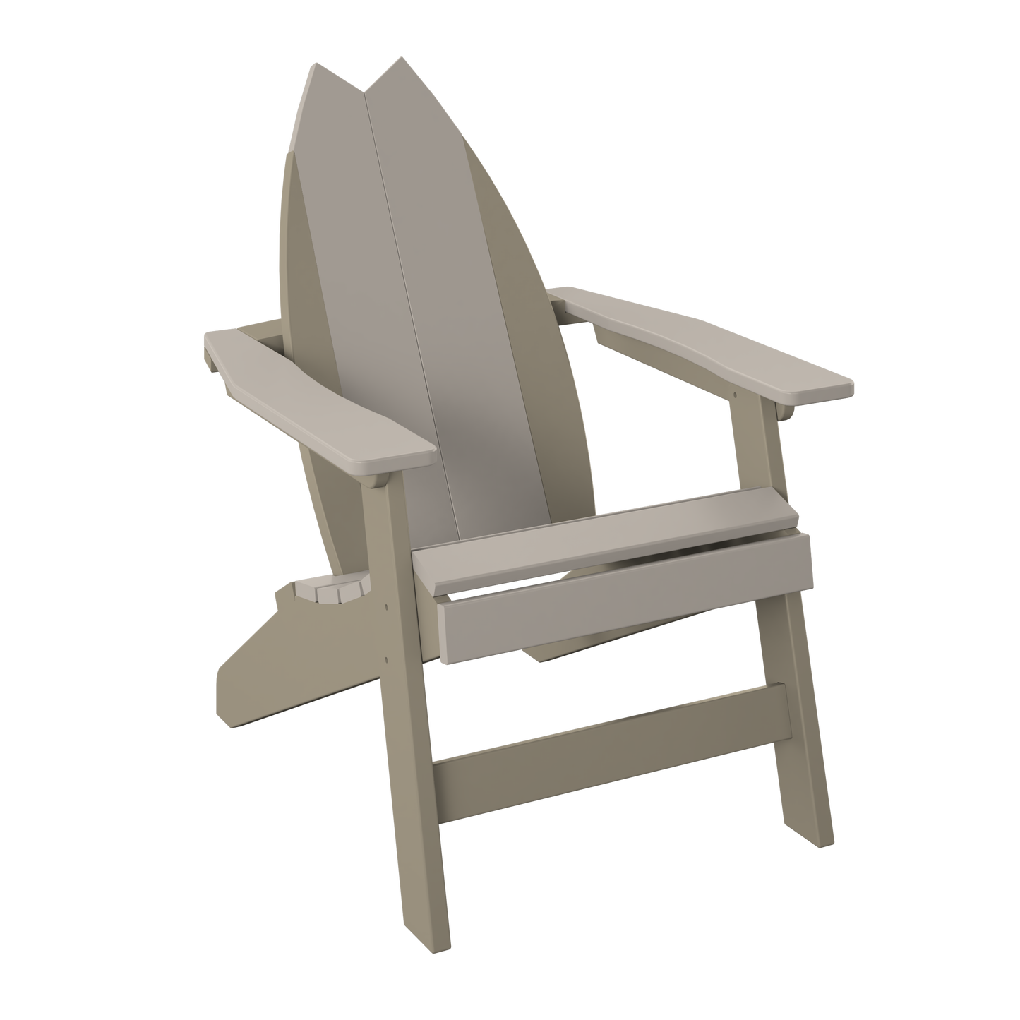 Polybird P80 Surfboard-Tail Adirondack Chair - LEAD TIME TO SHIP 5 BUSINESS DAYS OR LESS
