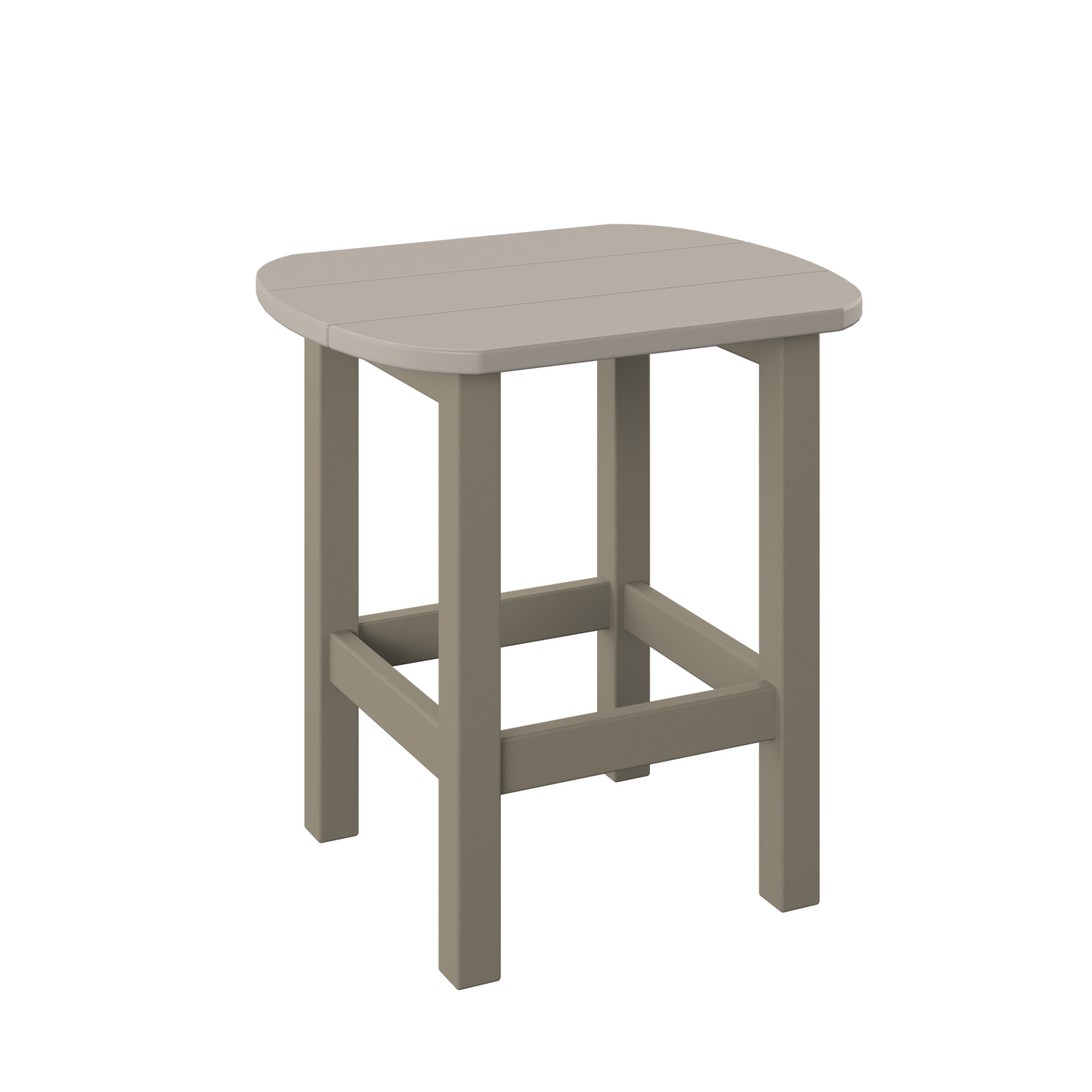 Polybird P52 Oval End Table - LEAD TIME TO SHIP 7 BUSINESS DAYS OR LESS