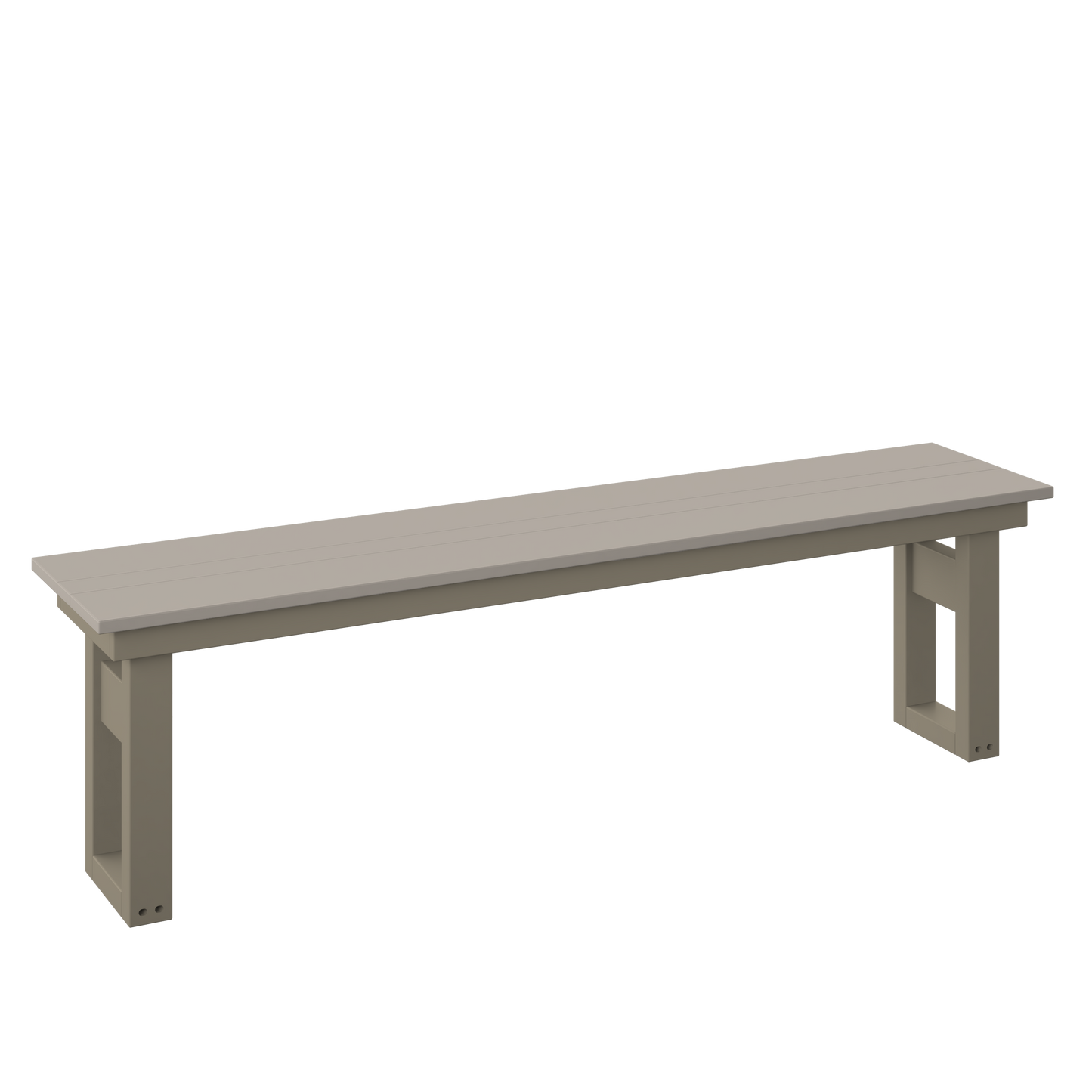 Polybird P130-R Modern 64" Dining Bench (DINING HEIGHT) - LEAD TIME TO SHIP 7 BUSINESS DAYS OR LESS